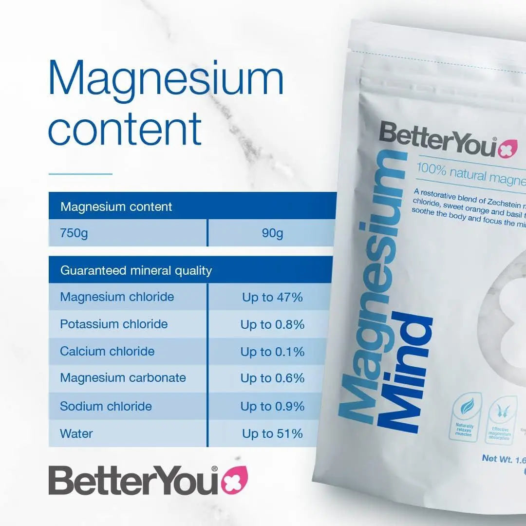 BetterYou Magnesium Flakes Mind – 750 g