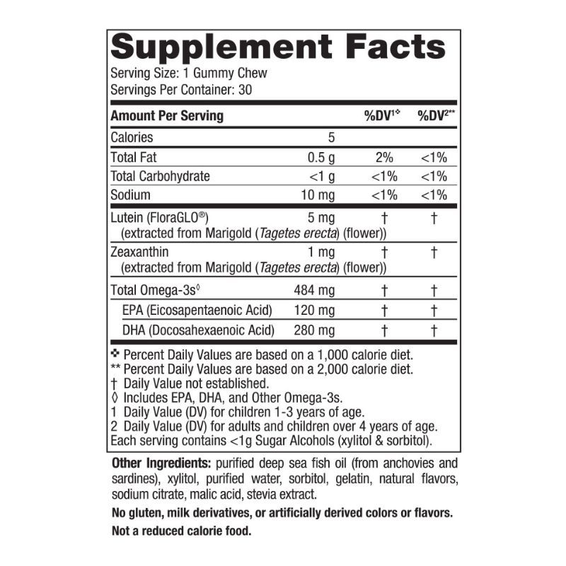 Nordic Naturals Children's Eye Health – Strawberry Lemonade Gummies