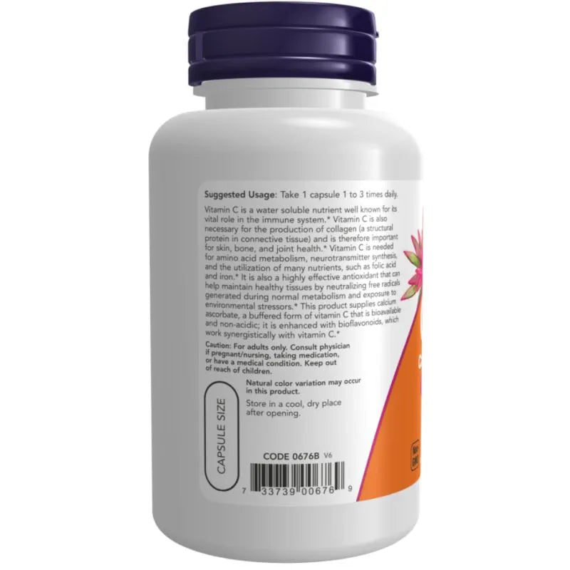 Vitamin C-500 Calcium Ascorbate-C – Capsules
