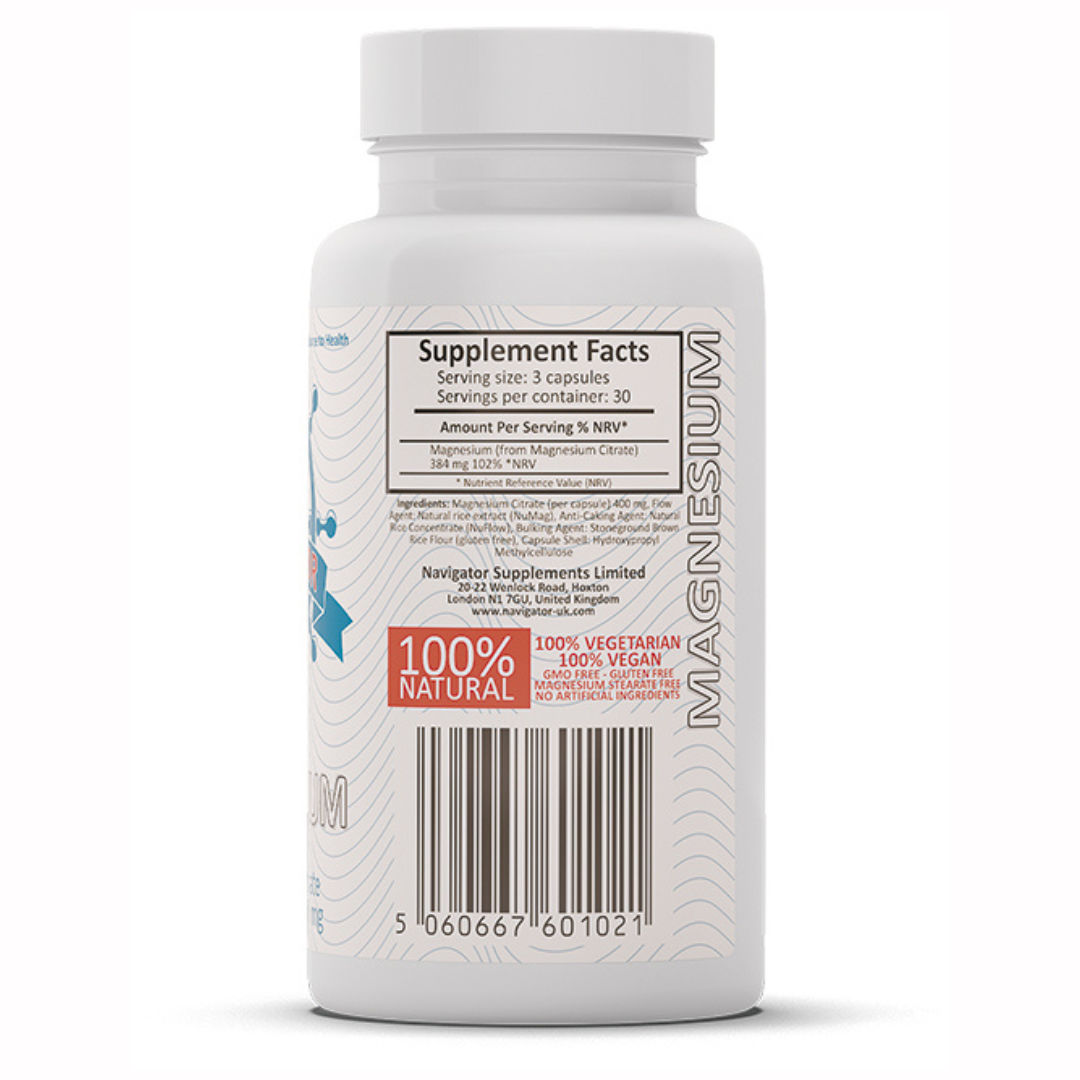 Magnesium Citrate   400 mg
