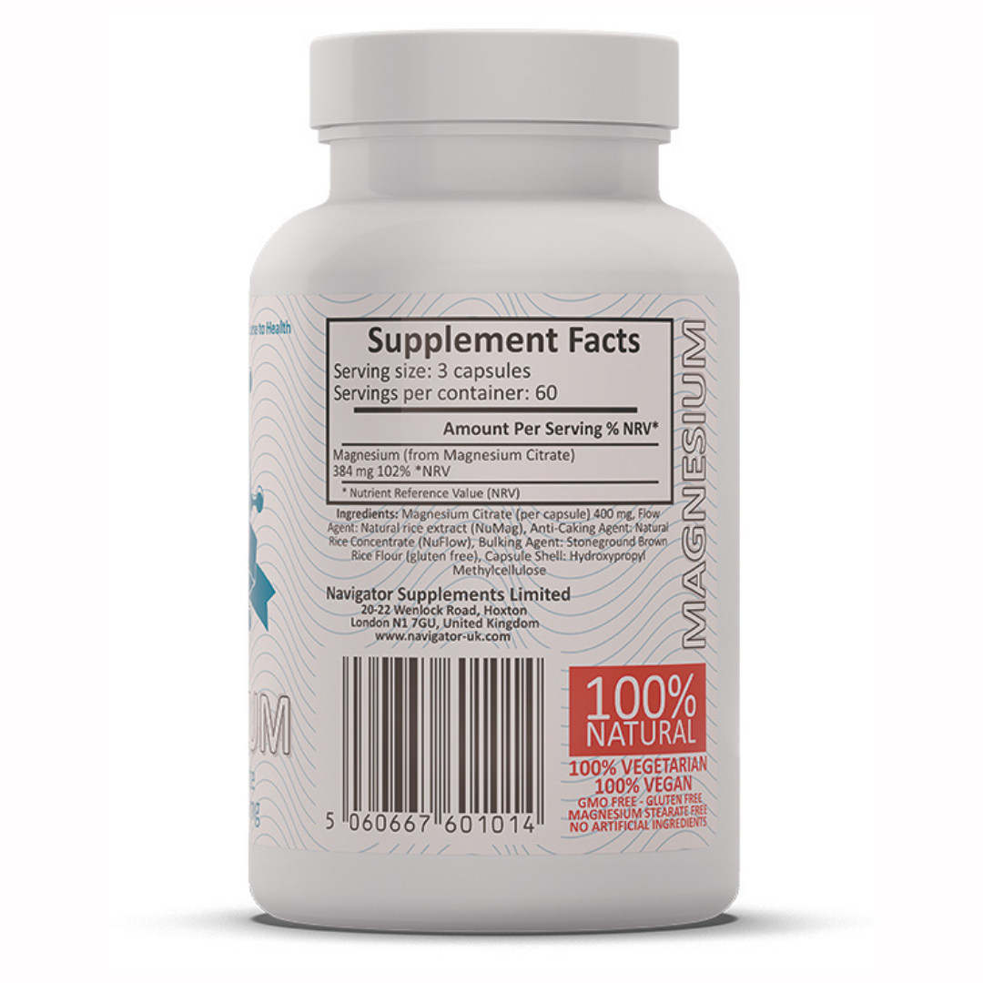 Magnesium Citrate   400 mg