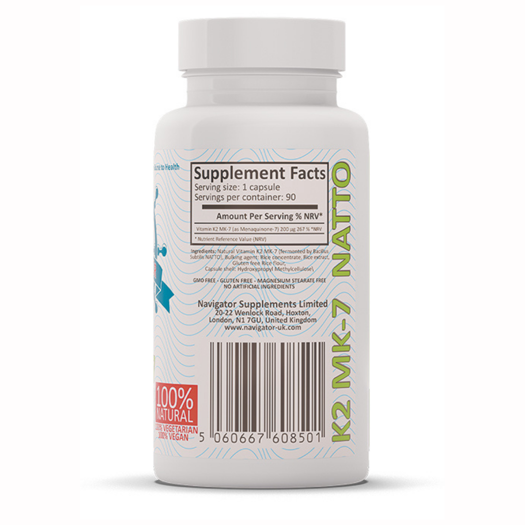 Vitamin K2 MK-7   200 mcg