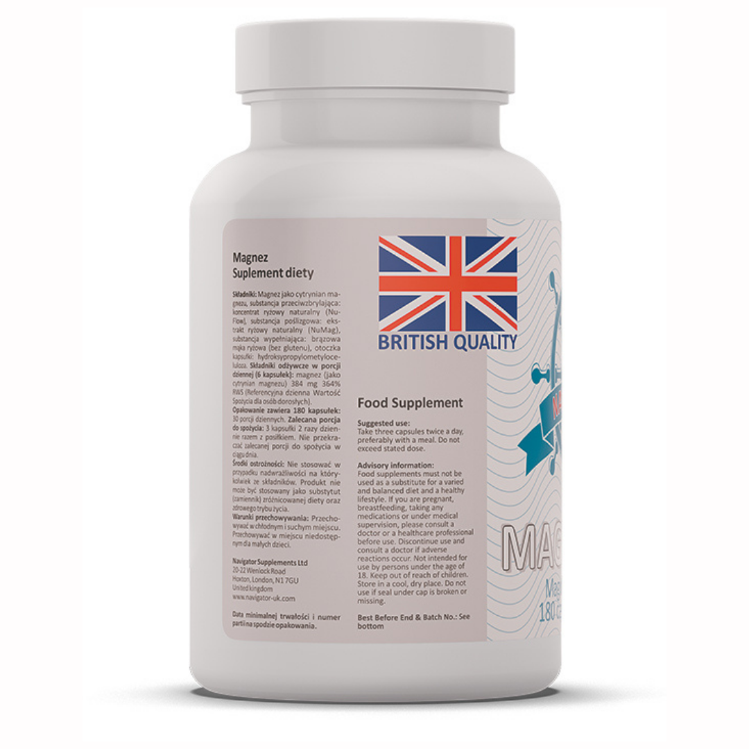 Magnesium Citrate   400 mg