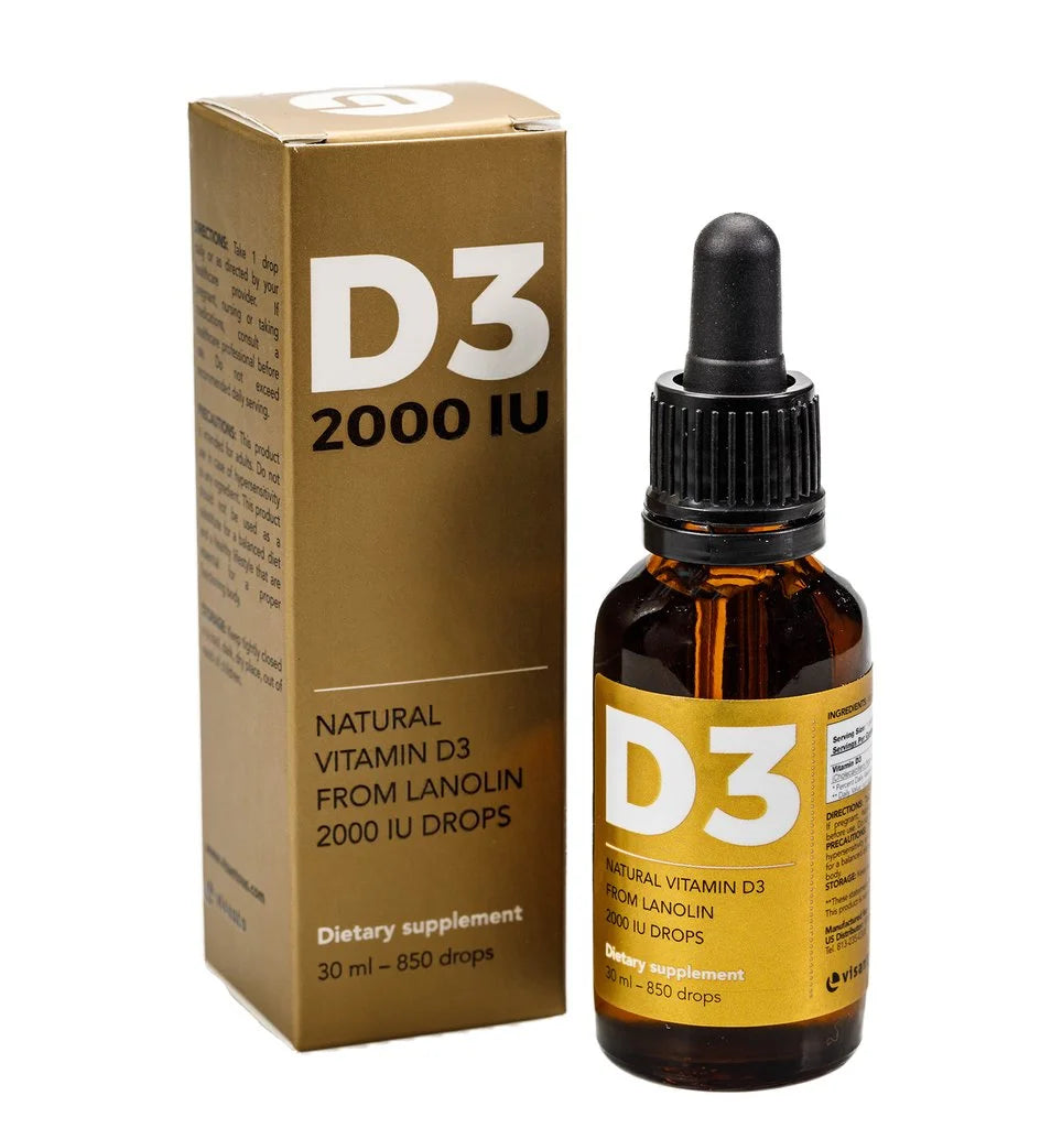 Vitamin D3, 2000 IU (Drops)
