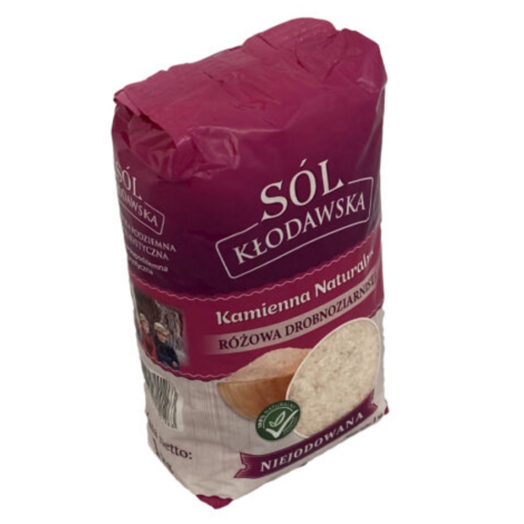 Sól Kłodawska | Drobnoziarnista Różowa Niejodowana