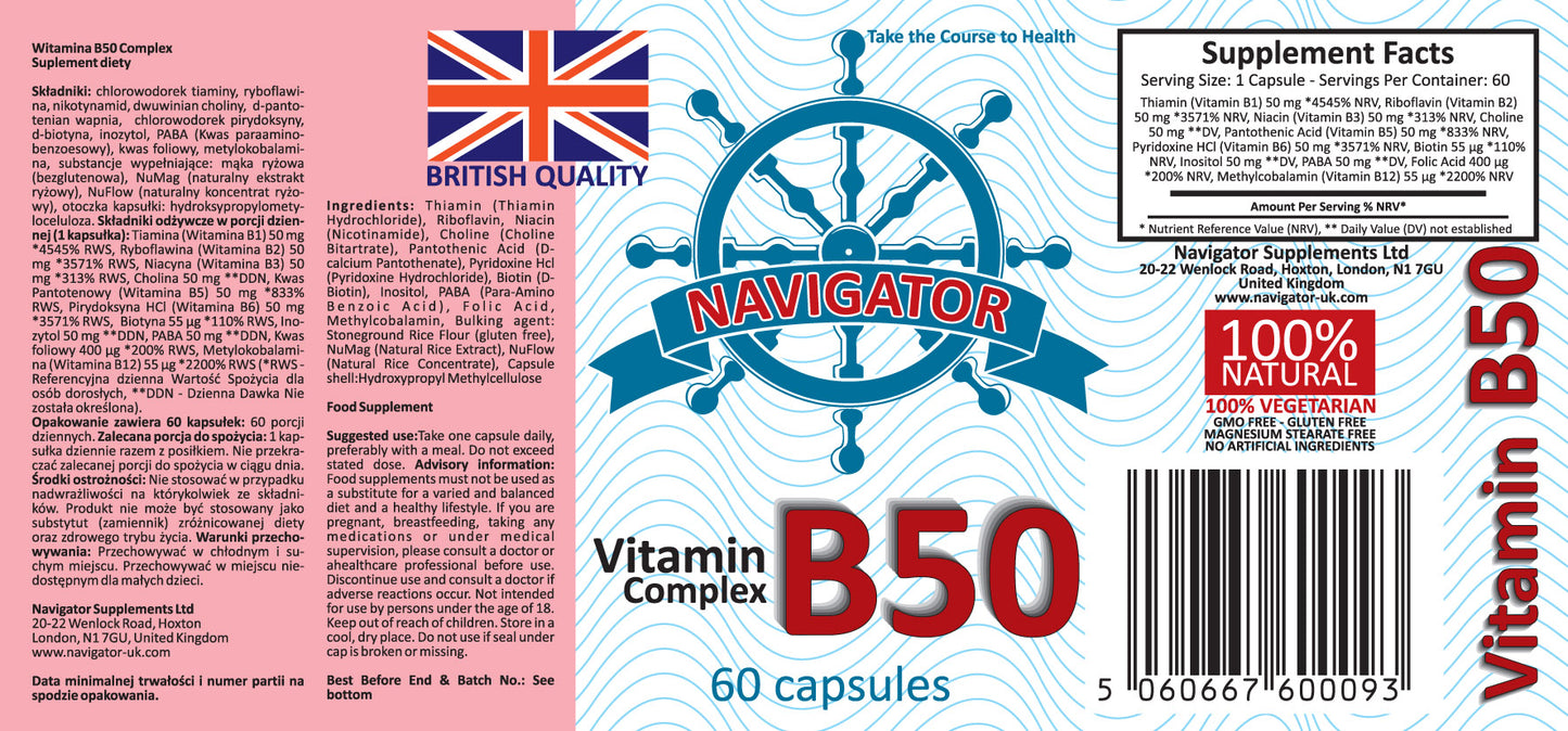 Vitamin B50 Complex