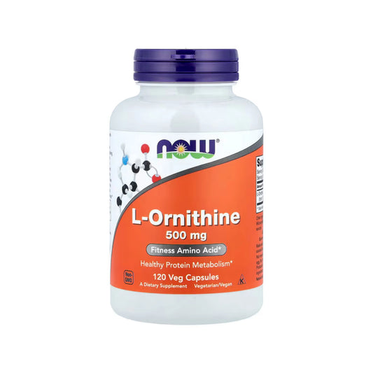 L-Ornithine 500mg,NOW Foods - 120 Veg Capsules