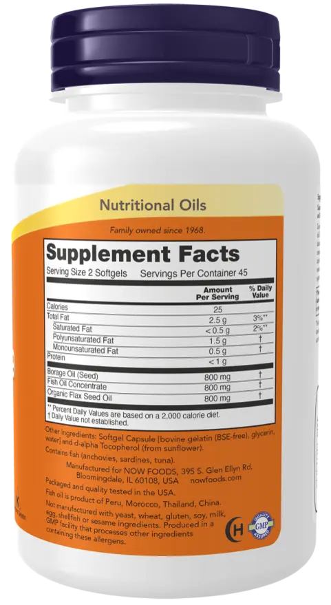 NOW Foods, Super Omega 3-6-9