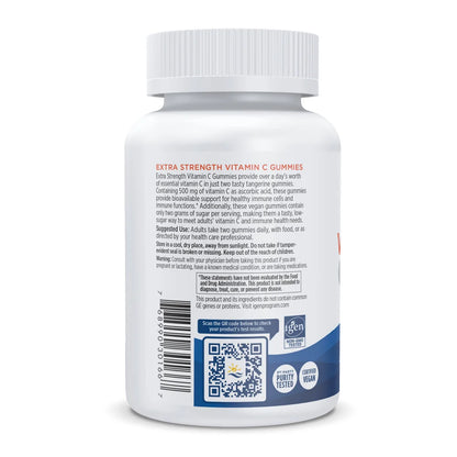 Vitamin C Extra Strength Gummies – Immune and Antioxidant Support