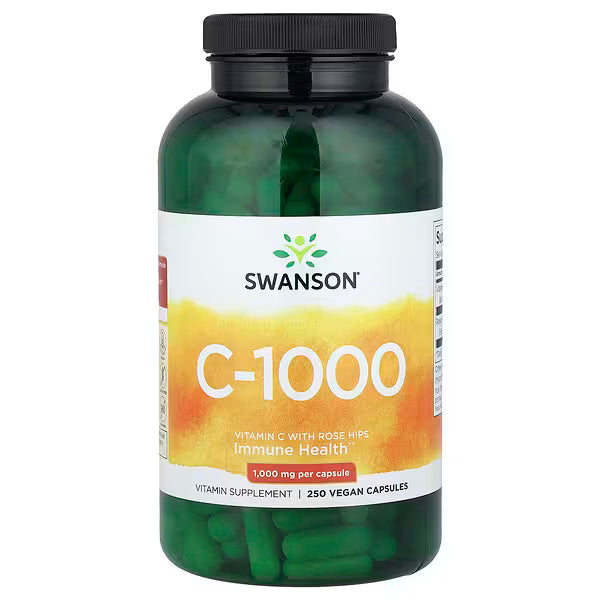 Swanson Vitamin C with Rose Hips 1000 mg