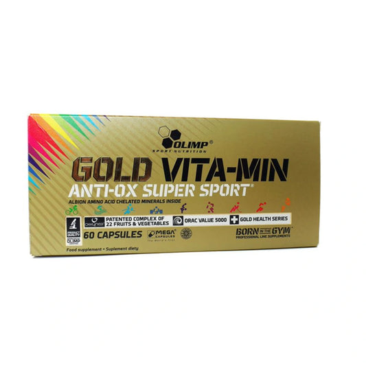 Gold VITA-MIN anti-OX Super Sport® Mega Caps® – 60 Capsules