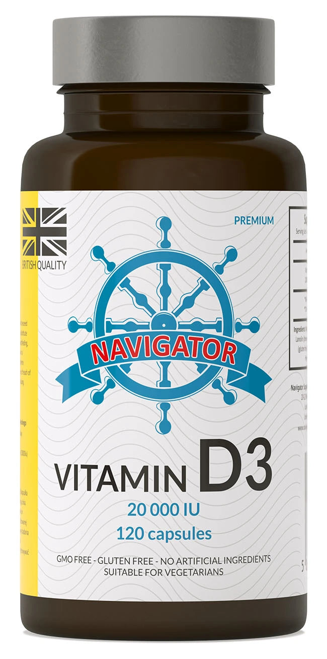 Vitamin D3 20,000 IU – High Strength Supplement