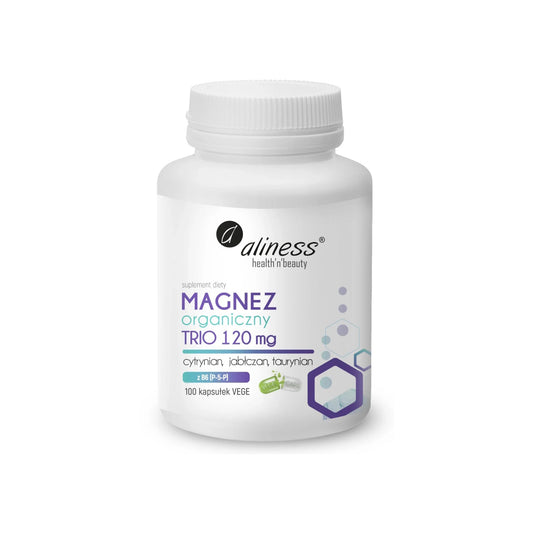 Organic Magnesium Trio with Vitamin B6 (P-5-P)
