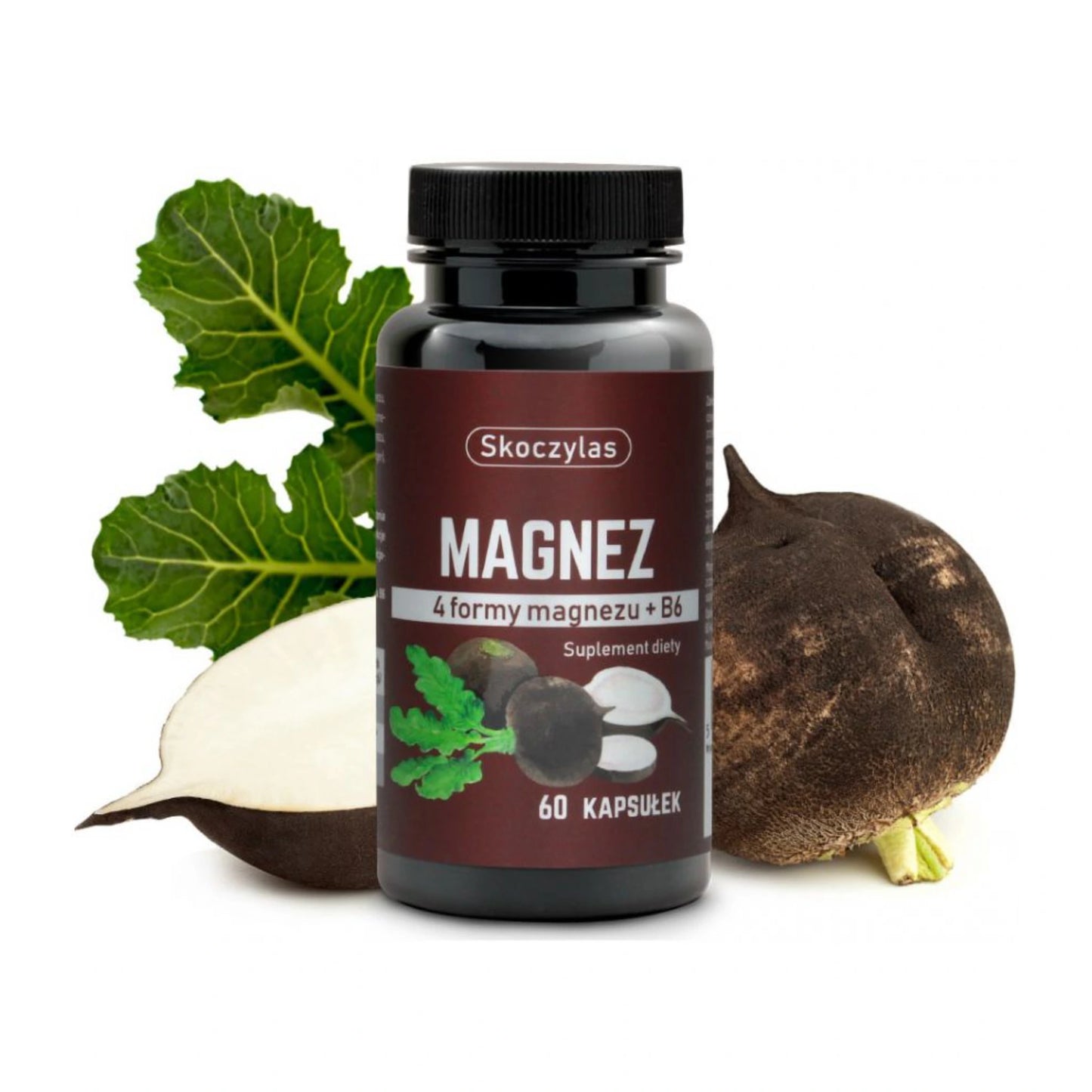 Magnez 4 formy - czarna rzepa