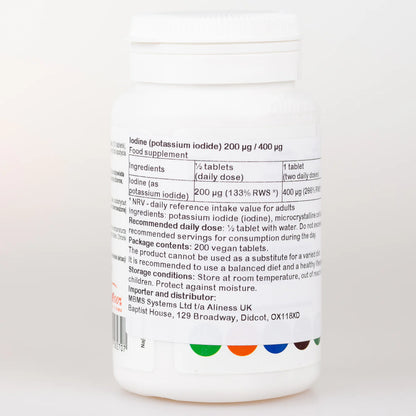 Jod (jako jodek potasu)