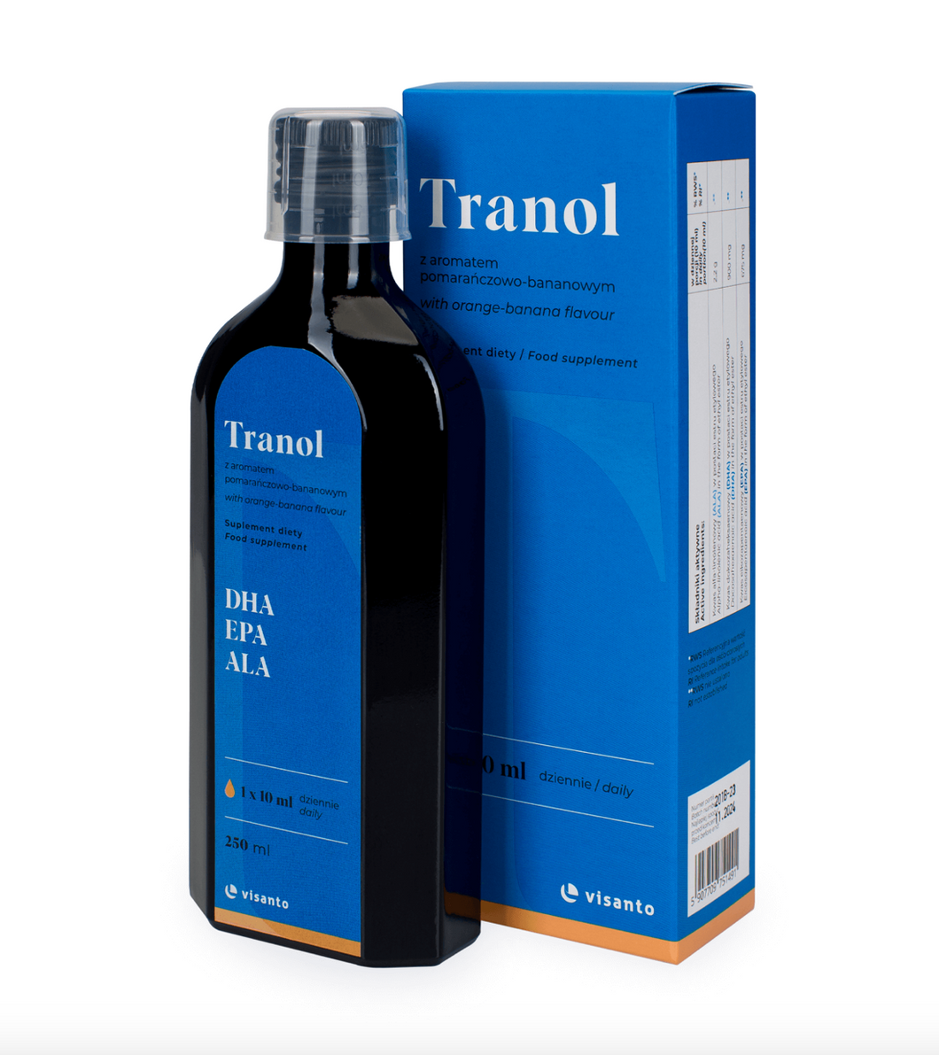 Tranol Omega 3 Liquid, Orange + Banana