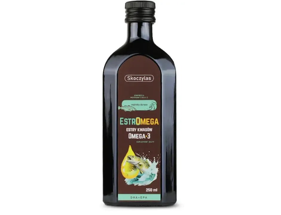 Estromega rybie kwasy omega 3 DHA+EPA 250 ml