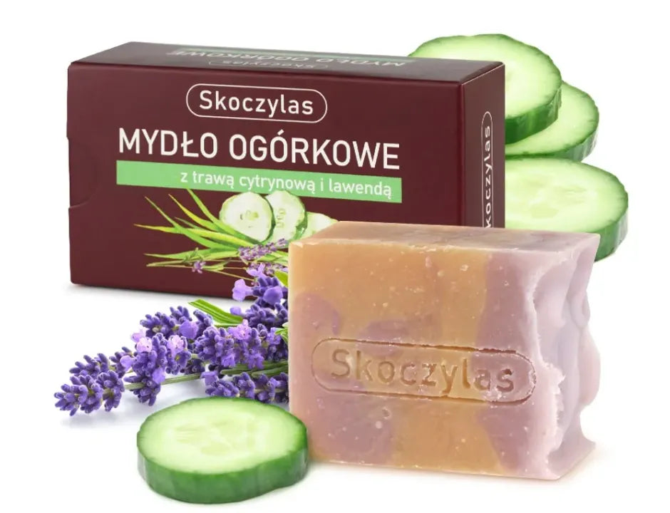 Cucumber Soap with Lemongrass and Lavender – 100 g