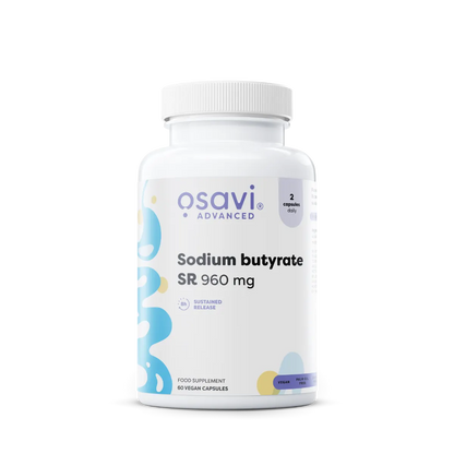 Maślan sodu SR 960 mg – 60 kapsułek wegańskich