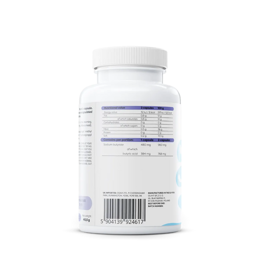 Maślan sodu SR 960 mg – 60 kapsułek wegańskich