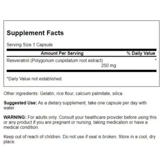 Resveratrol – Swanson 250mg