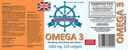 Omega 3 EPA/DHA 1000 mg