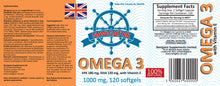 Załaduj obraz do przeglądarki galerii, Omega 3 EPA/DHA 1000 mg
