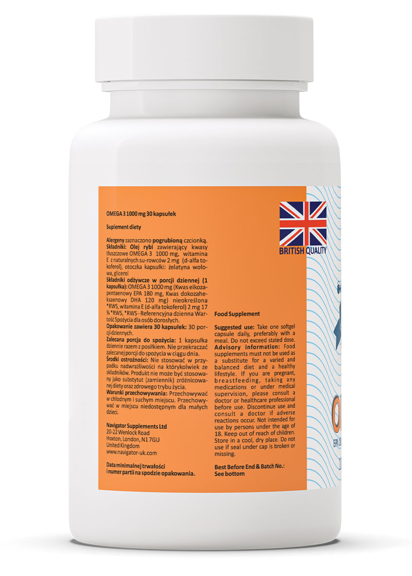 Omega 3 EPA/DHA  1000 mg