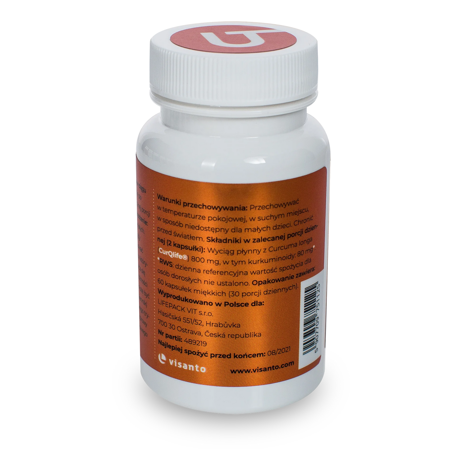 Natural Curcumin, 800 mg