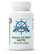 Load image into Gallery viewer, Vitamin K2 MK-7 softgels 200 μg
