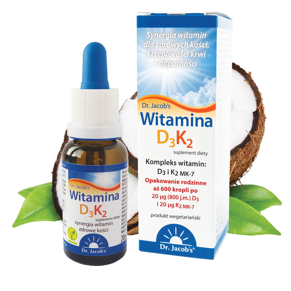 Vitamin D3K2 20ml, 800 IU